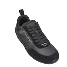 Emporio Armani Satin and suede leather sneakers