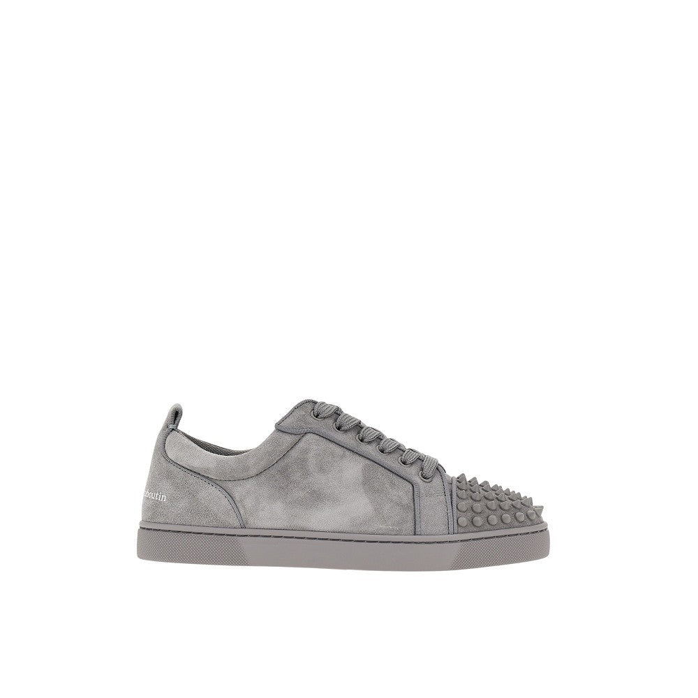 Christian Louboutin Suede leather 'Louis Jr Spikes' sneakers