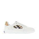 Burberry Leather and Check fabric 'Terrace' sneakers