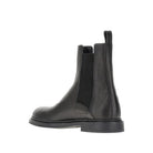 Emporio Armani Grained leather Chelsea boots