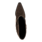 Khaite 'Clive' suede leather Western boots