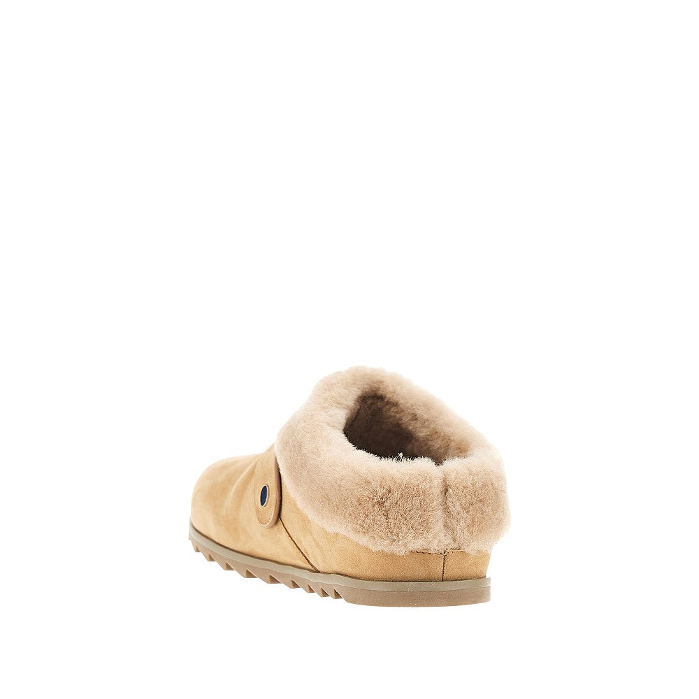 Roger Vivier Suede leather Slidy Viv' mules