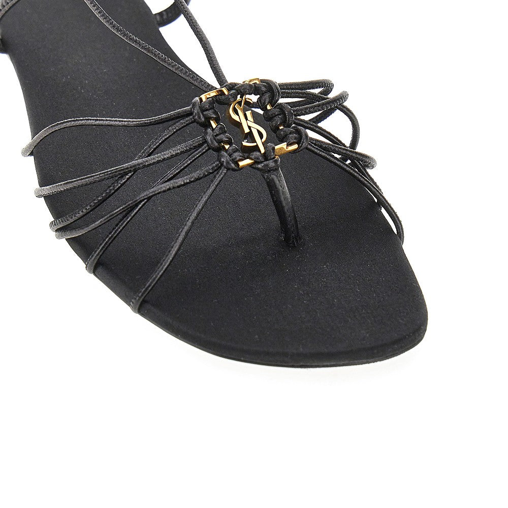 Saint Laurent 'Babylone' leather flat sandals