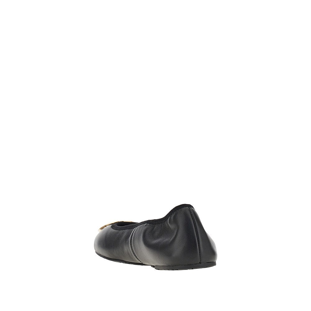 Tory Burch 'Reva' nappa leather ballerinas