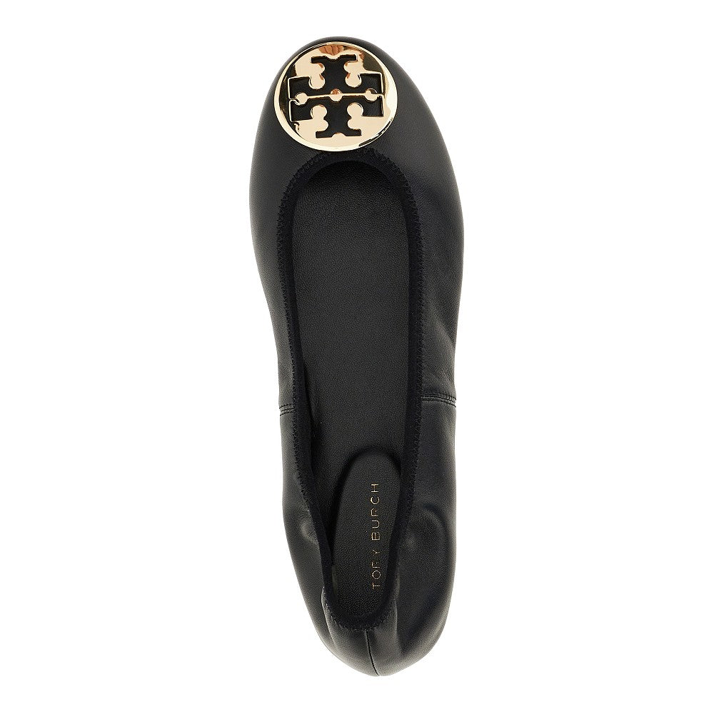 Tory Burch 'Reva' nappa leather ballerinas