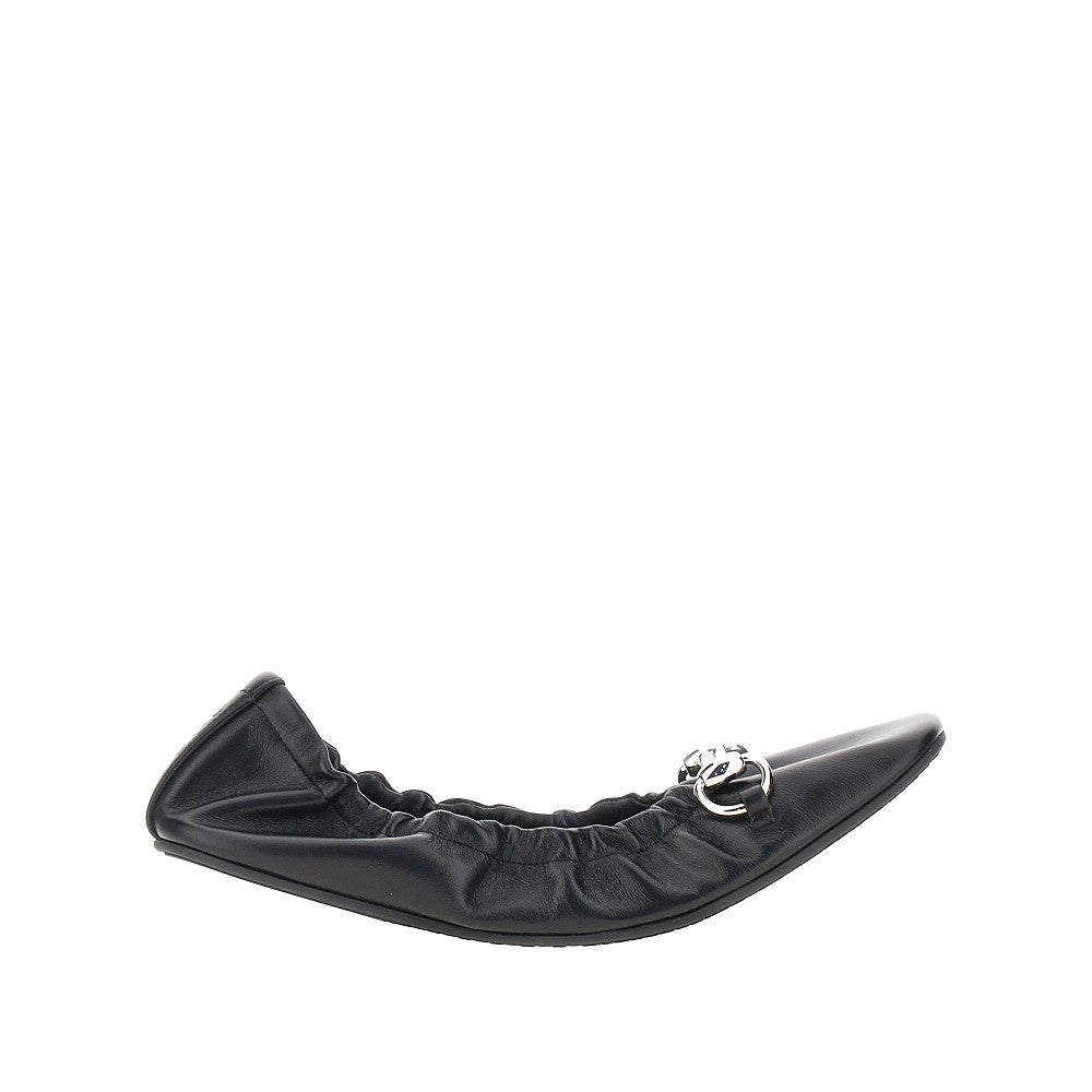 Gucci 'Prima' leather ballerinas with Horsebit