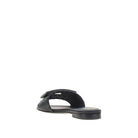 Fendi 'Baguette' grained leather slides