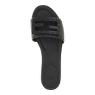 Fendi 'Baguette' grained leather slides
