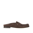 Fendi 'Fendi Scrunch' suede leather sabot