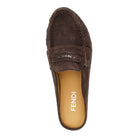 Fendi 'Fendi Scrunch' suede leather sabot