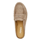 Fendi 'Fendi Scrunch' suede leather sabot