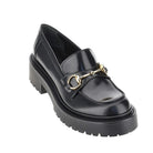 Gucci Lug sole leather loafers with Horsebit