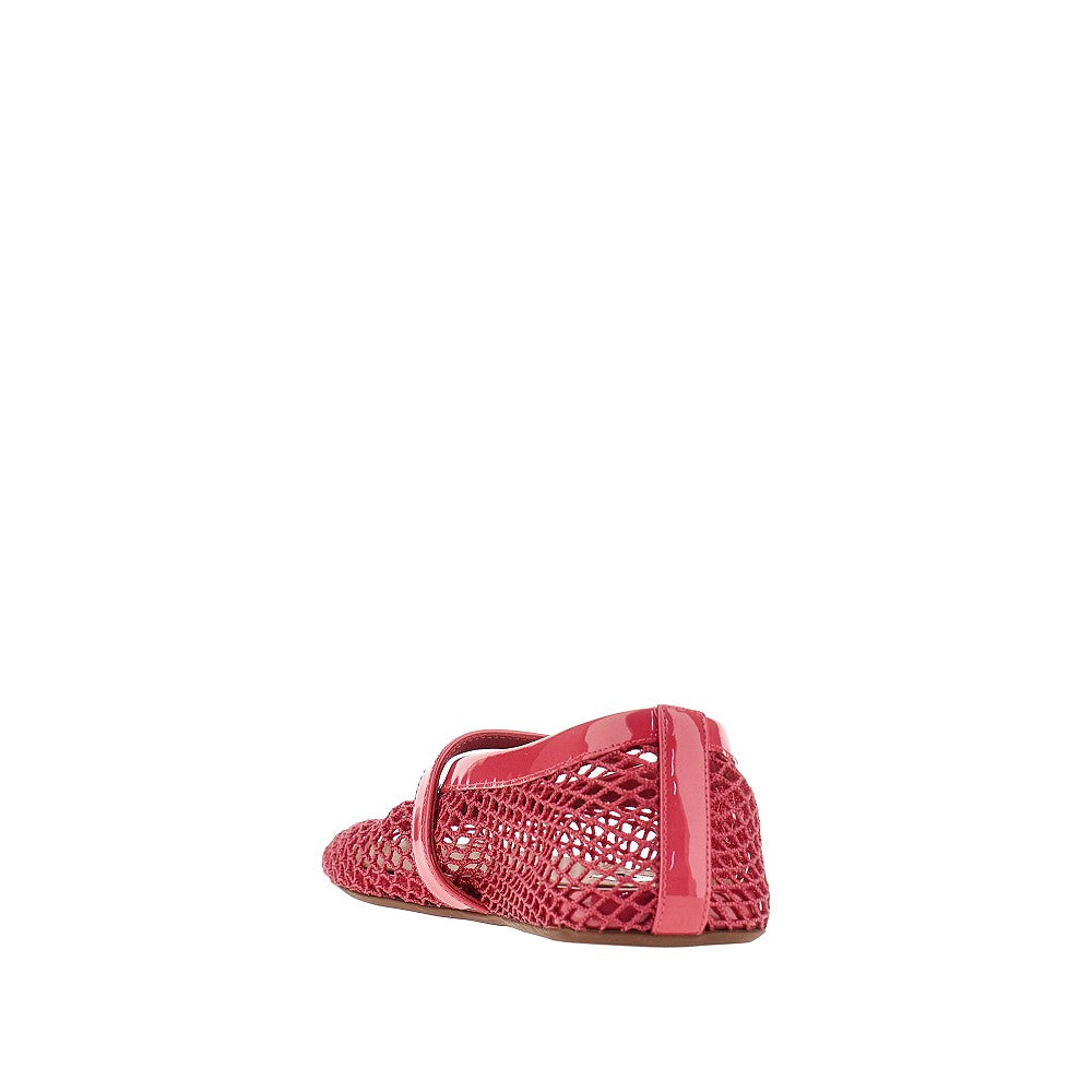 Alaïa Fishnet ballerina flats