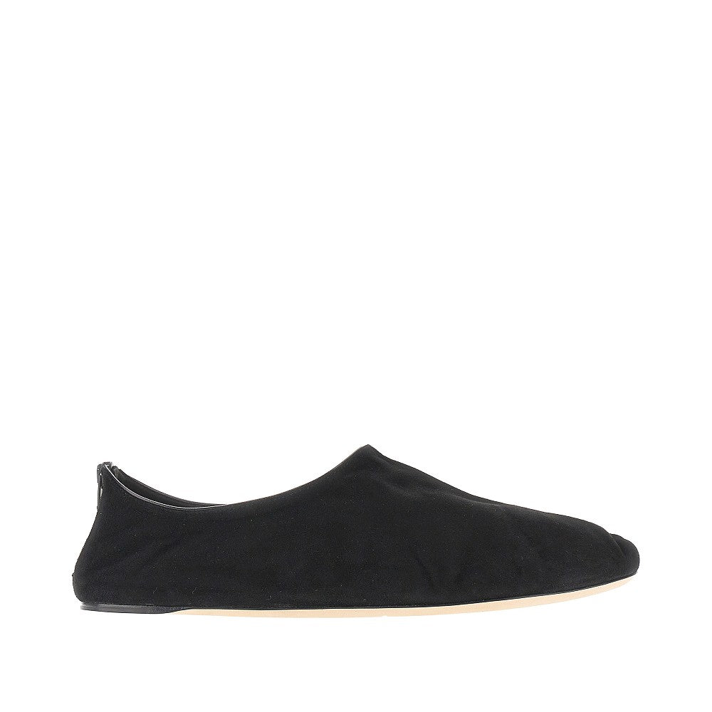 The Row 'Stellene' suede leather slippers