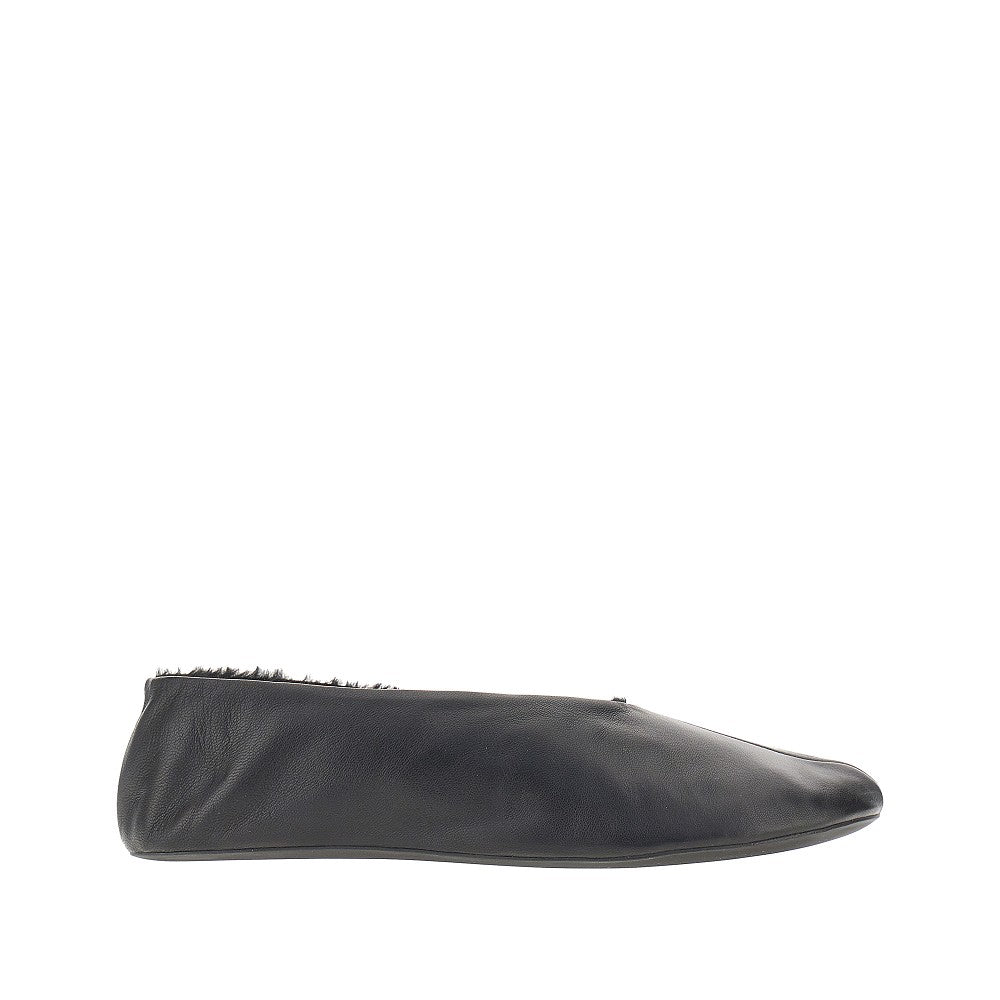 The Row 'Stella' nappa leather slip-on shoes