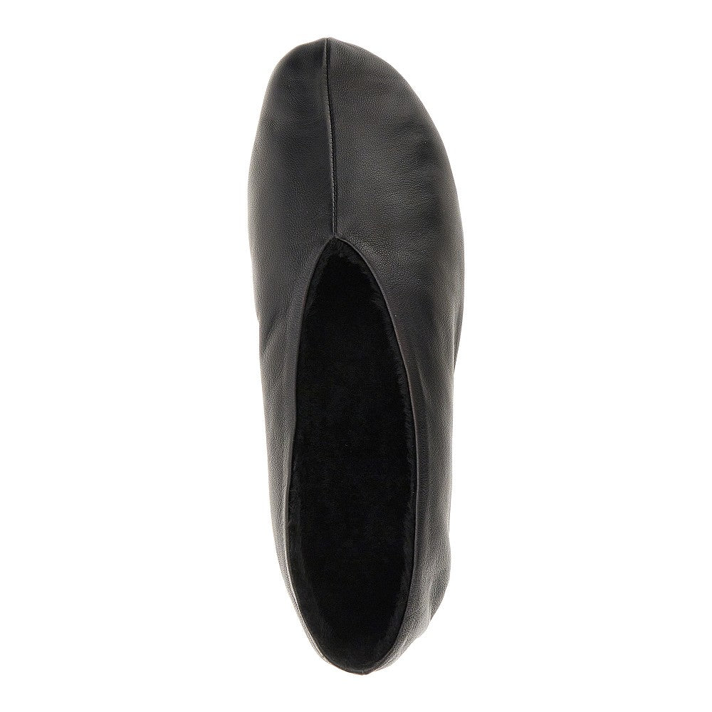 The Row 'Stella' nappa leather slip-on shoes