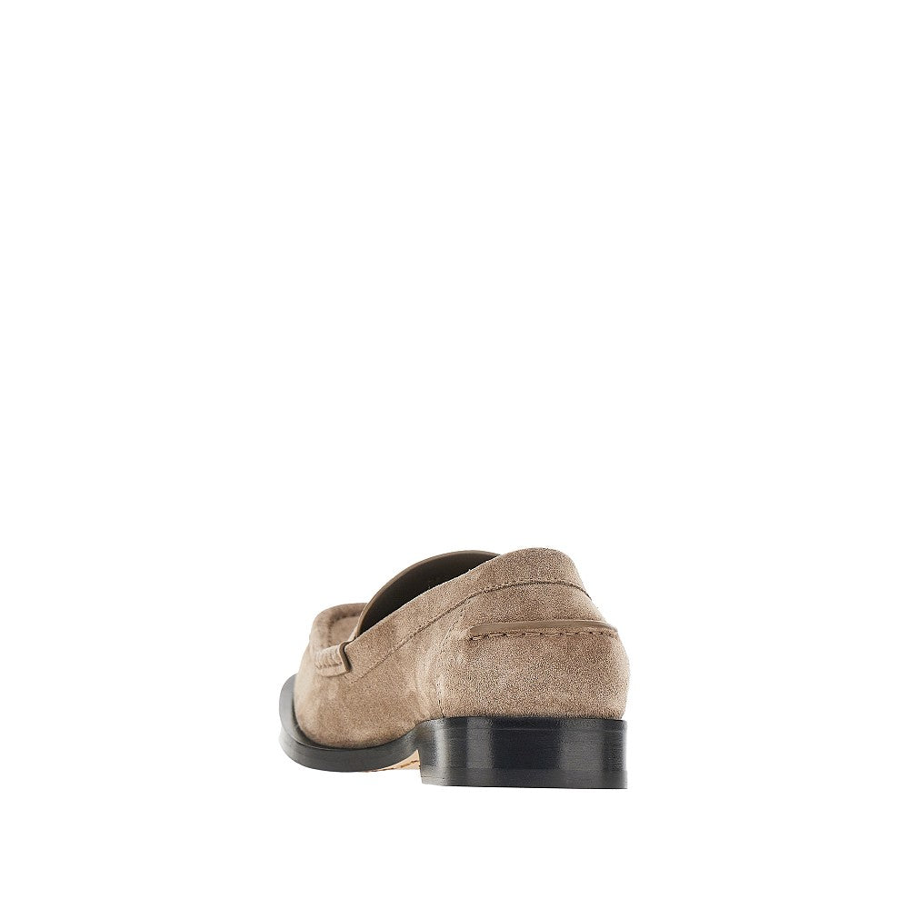 Loewe 'Bobine' suede leather loafers