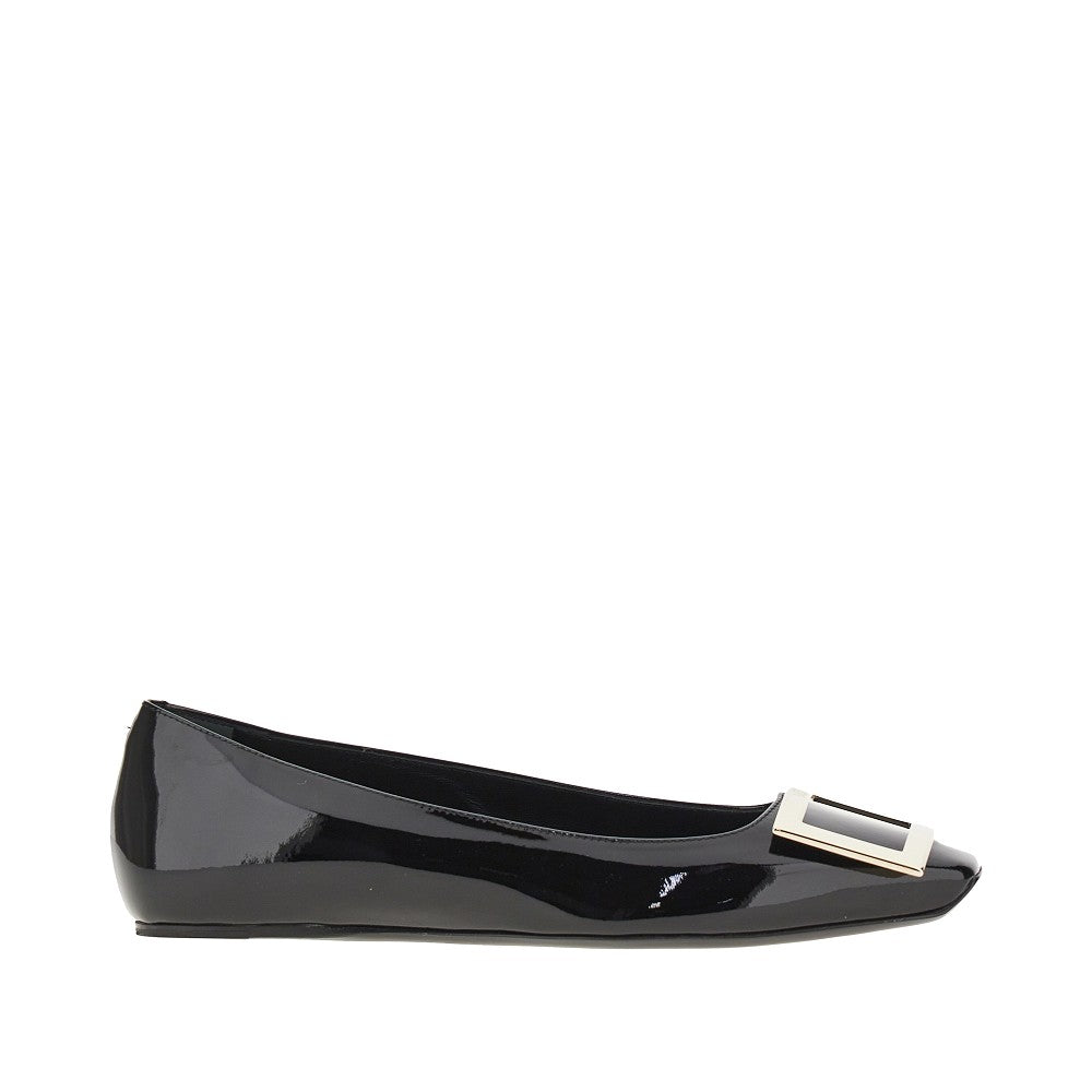 Roger Vivier 'Trompette' patent leather ballet flats
