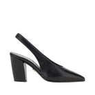 Prada Leather slingback pumps