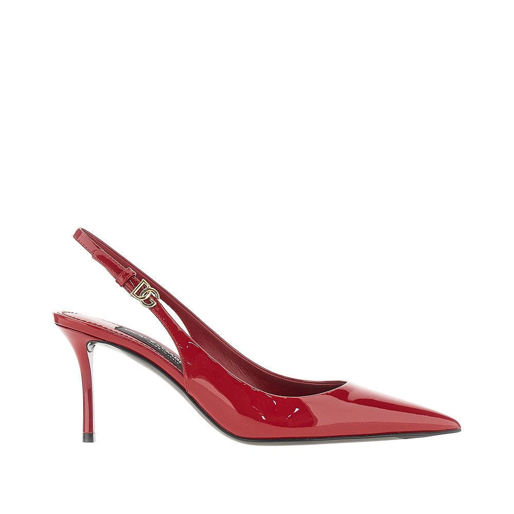 Dolce & Gabbana Patent leather slingback pumps
