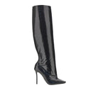 Dolce & Gabbana Squared-toe leather boots