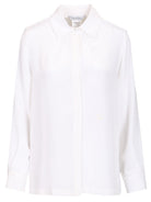 Max Mara Silk Crêpe De Chine Shirt - White