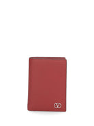 Valentino Garavani "Vlogo Signature" Card Holder - Red