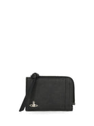Vivienne Westwood Zip Around Card Holder - Black