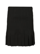 Marni Pleated Wool Miniskirt - Black