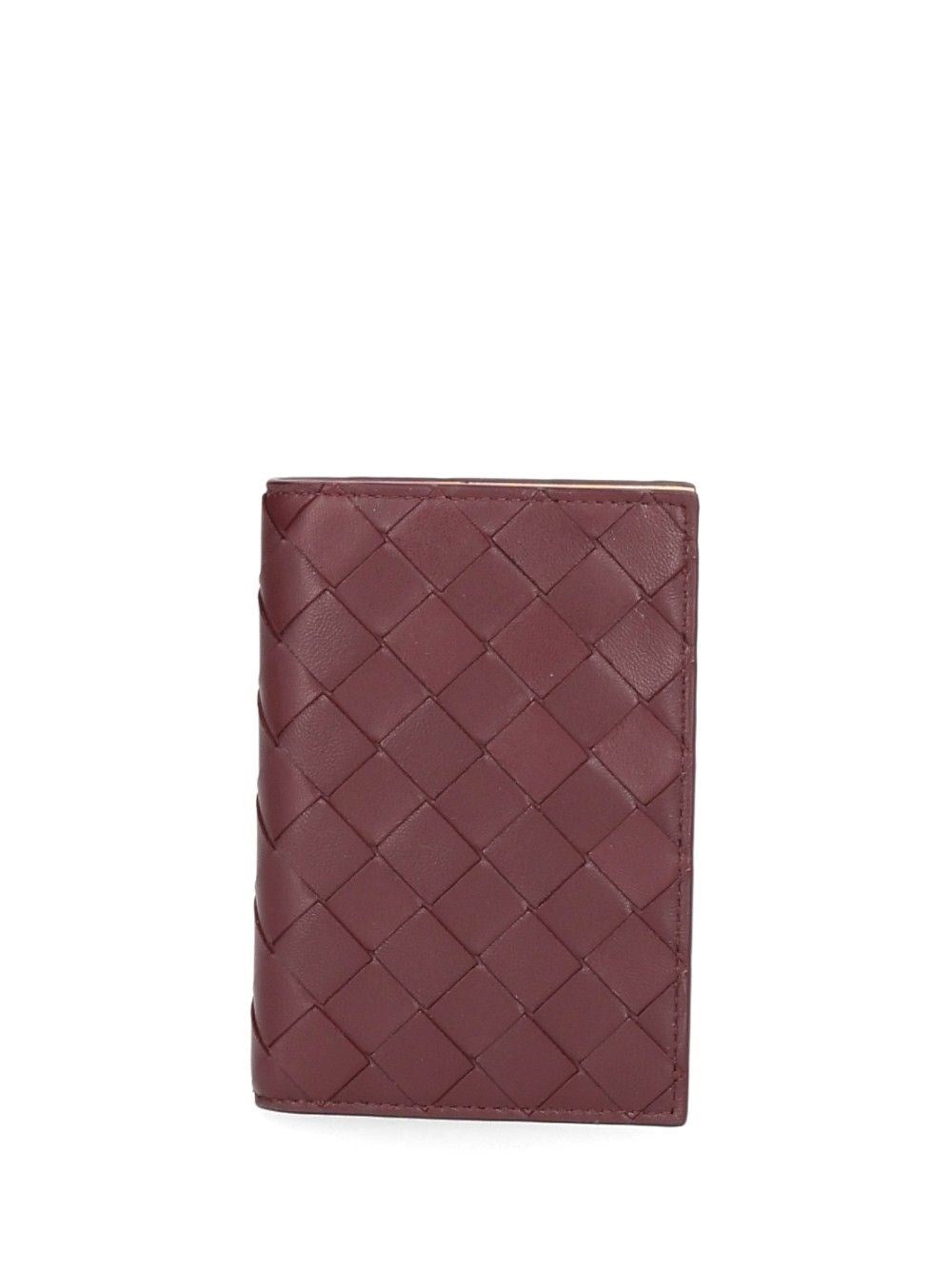 Bottega Veneta Passport Holder - Bordeaux