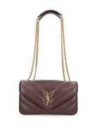 Saint Laurent Small "Loulou" Bag - Brown