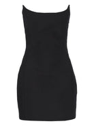 Balenciaga Mini Bustier Dress - Black