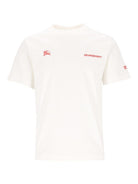 Burberry London Map Cotton T-Shirt - White