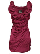Vivienne Westwood Twisted Ginnie Mini Dress - Bordeaux