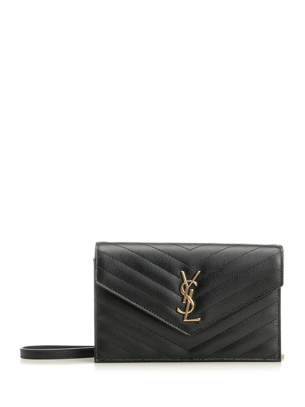 Saint Laurent "Envelope" Clutch Bag - Black