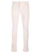 Jacob Cohen “Nick Slim” Trousers In Stretch Cotton - Beige