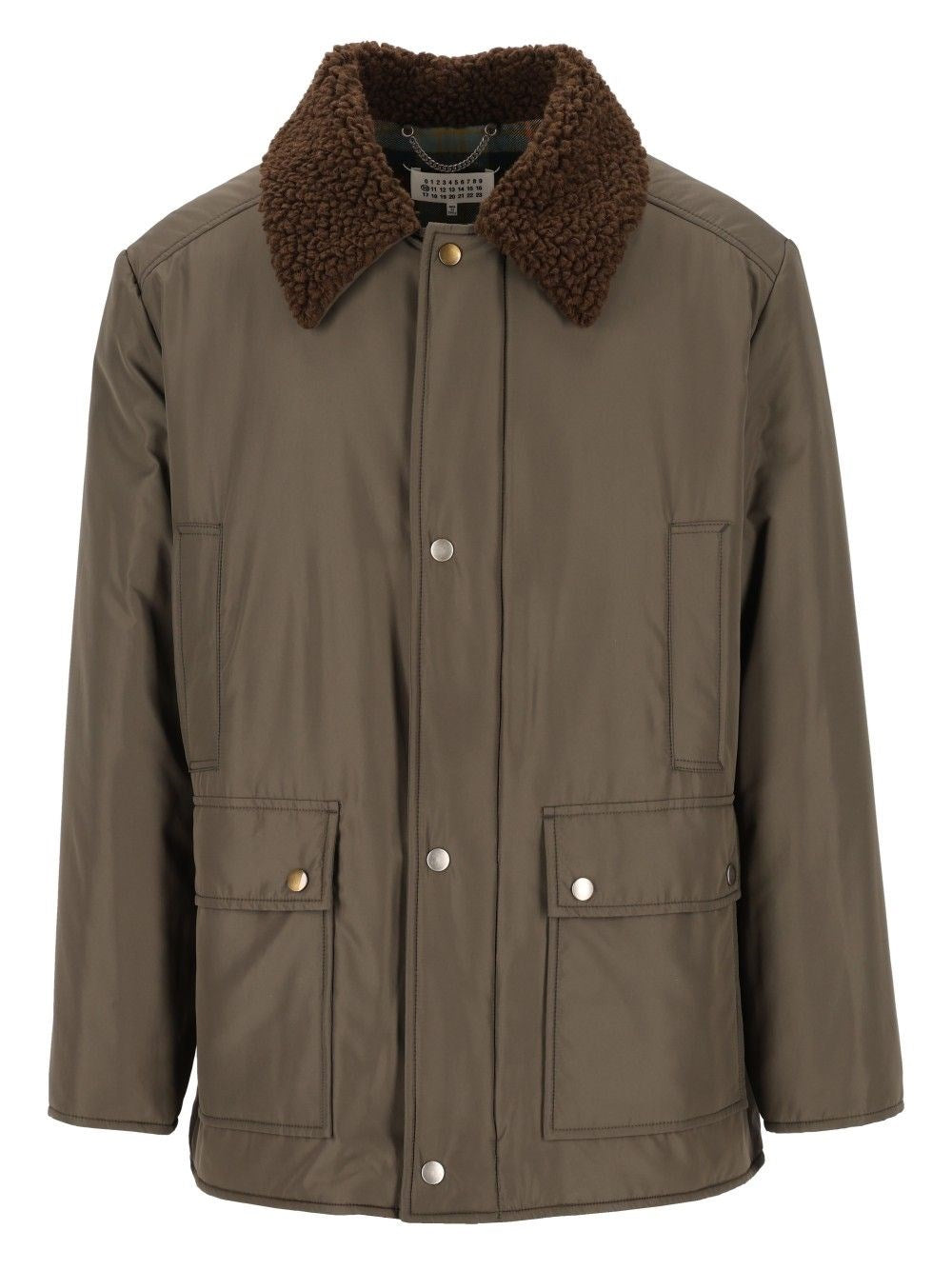 Maison Margiela Parka With Soft Collar - Green