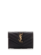 Saint Laurent Card Holder "Cassandre" - Black