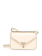 Valentino Garavani Small "Rockstud" Leather Bag - White