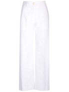 Patou "Iconic" Gabardine Trousers - White