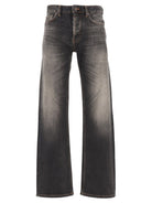 Emporio Armani 5 Pocket Over Fit Jeans In Denim - Grey