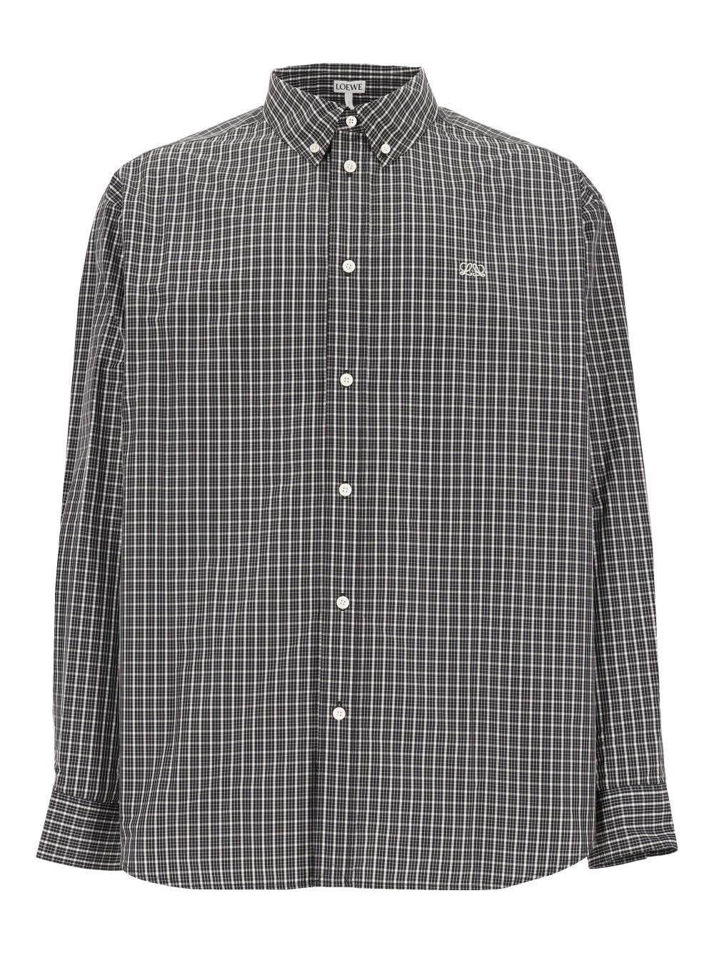 Loewe Technical Cotton Shirt - Black