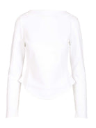Alaïa Long Sleeve T-Shirt - White