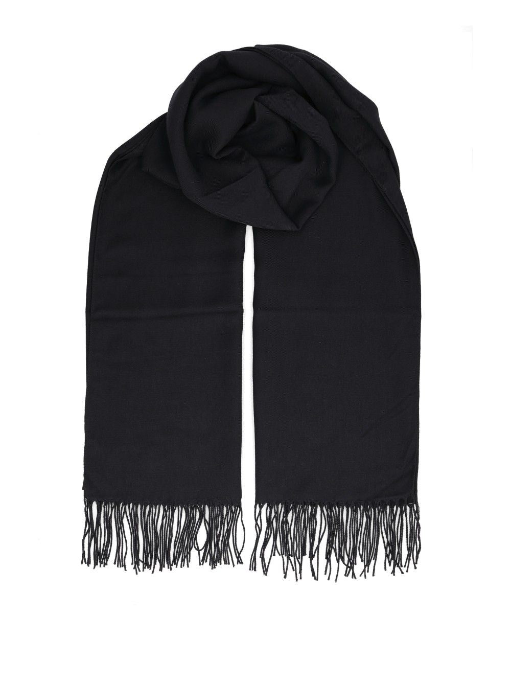 Emporio Armani Fringed Stole - Black
