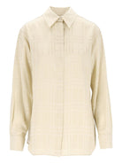 Burberry "Dorothea" Silk Shirt - White