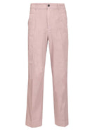Dries Van Noten Cotton Twill Trousers - Rose