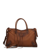 Balenciaga "Le City L" Vintage Shoulder Bag - Brown
