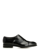 Ferragamo Oxford With Toe Cap - Black