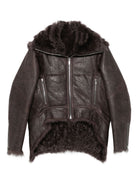 Rick Owens 'Exploder' Shearling Jacket - Brown