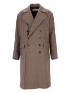 Dries Van Noten Oversized Wool Coat - Grey